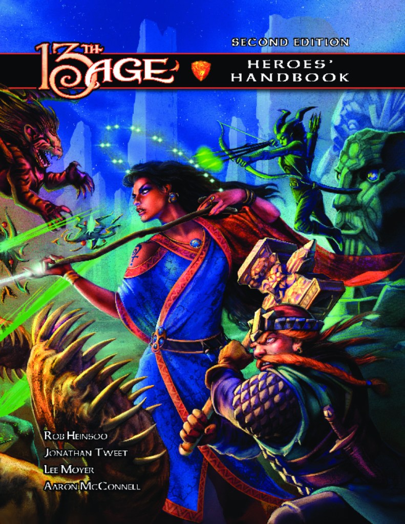 Cover of the 13th Age 2e Heroes' Handbook